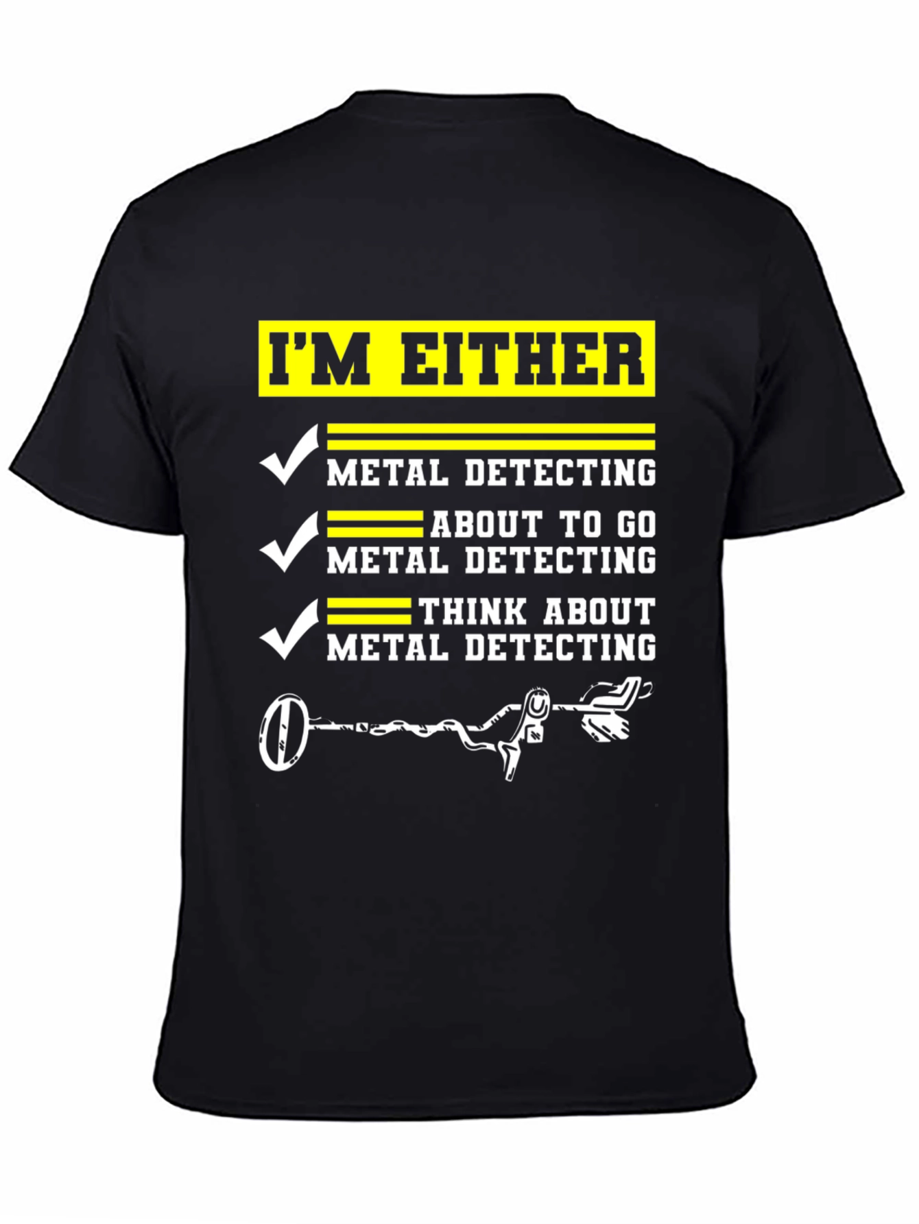Camiseta Detector de Metales para Aficionados