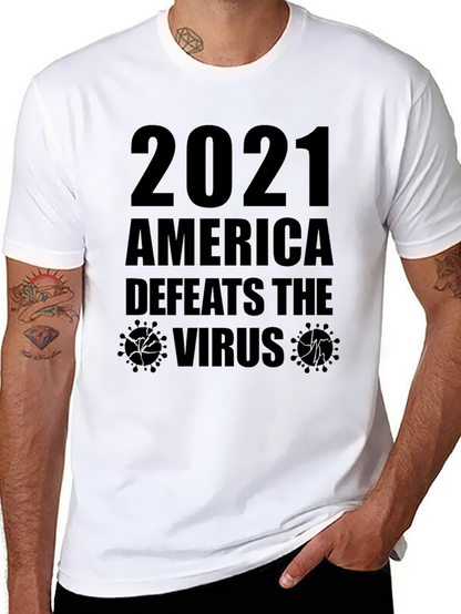 Camiseta Hombre 2021 América Derrota al Virus
