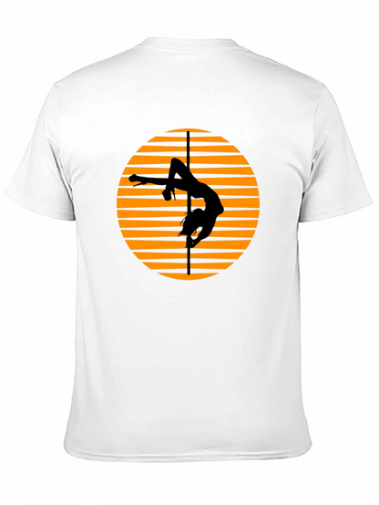 Camiseta Negra con Diseño de Pole Dance