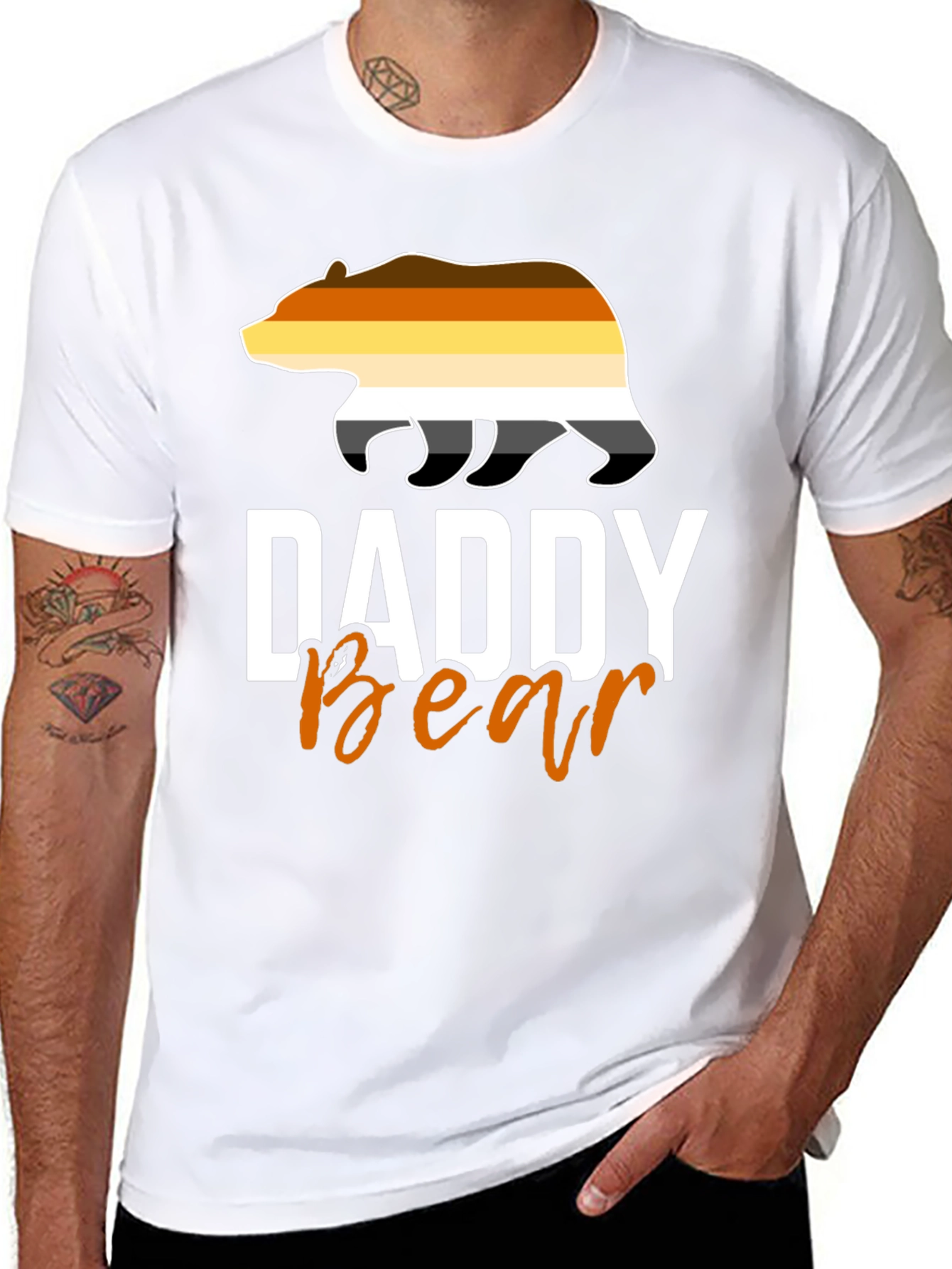 Camiseta Daddy Bear con diseño LGBTQ+