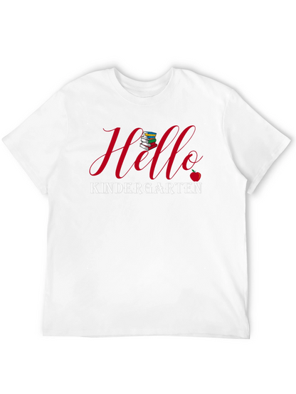 Camiseta Negra Hola Jardín de Niños