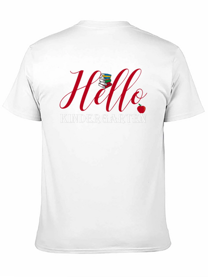 Camiseta Negra Hola Jardín de Niños