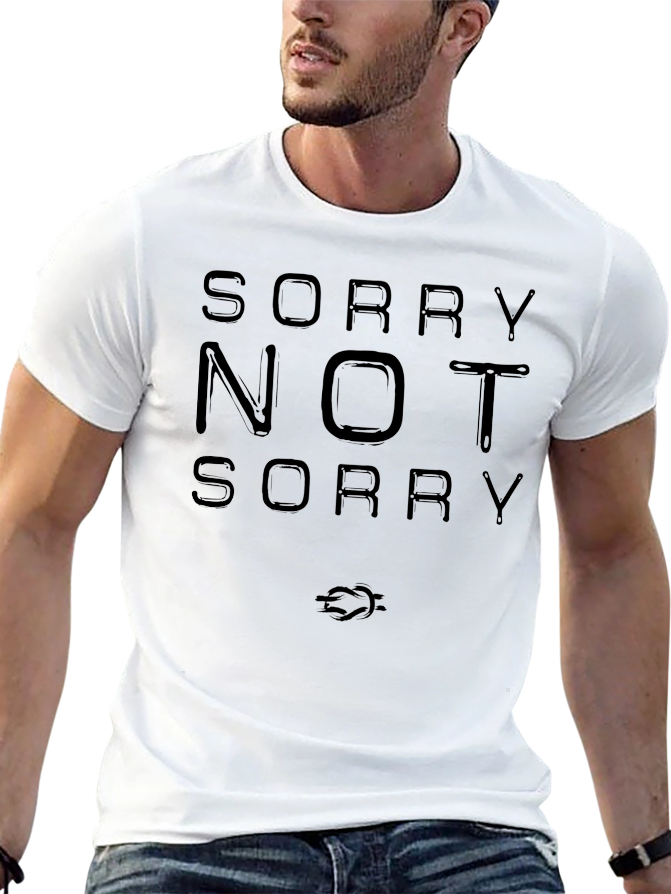 Camiseta Negra: Sorry Not Sorry