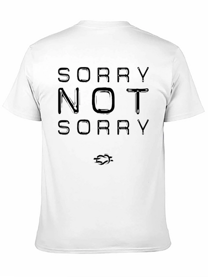 Camiseta Negra: Sorry Not Sorry