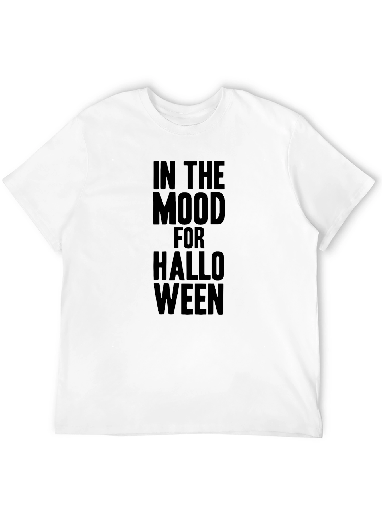 Camiseta Negra: En Modo Halloween