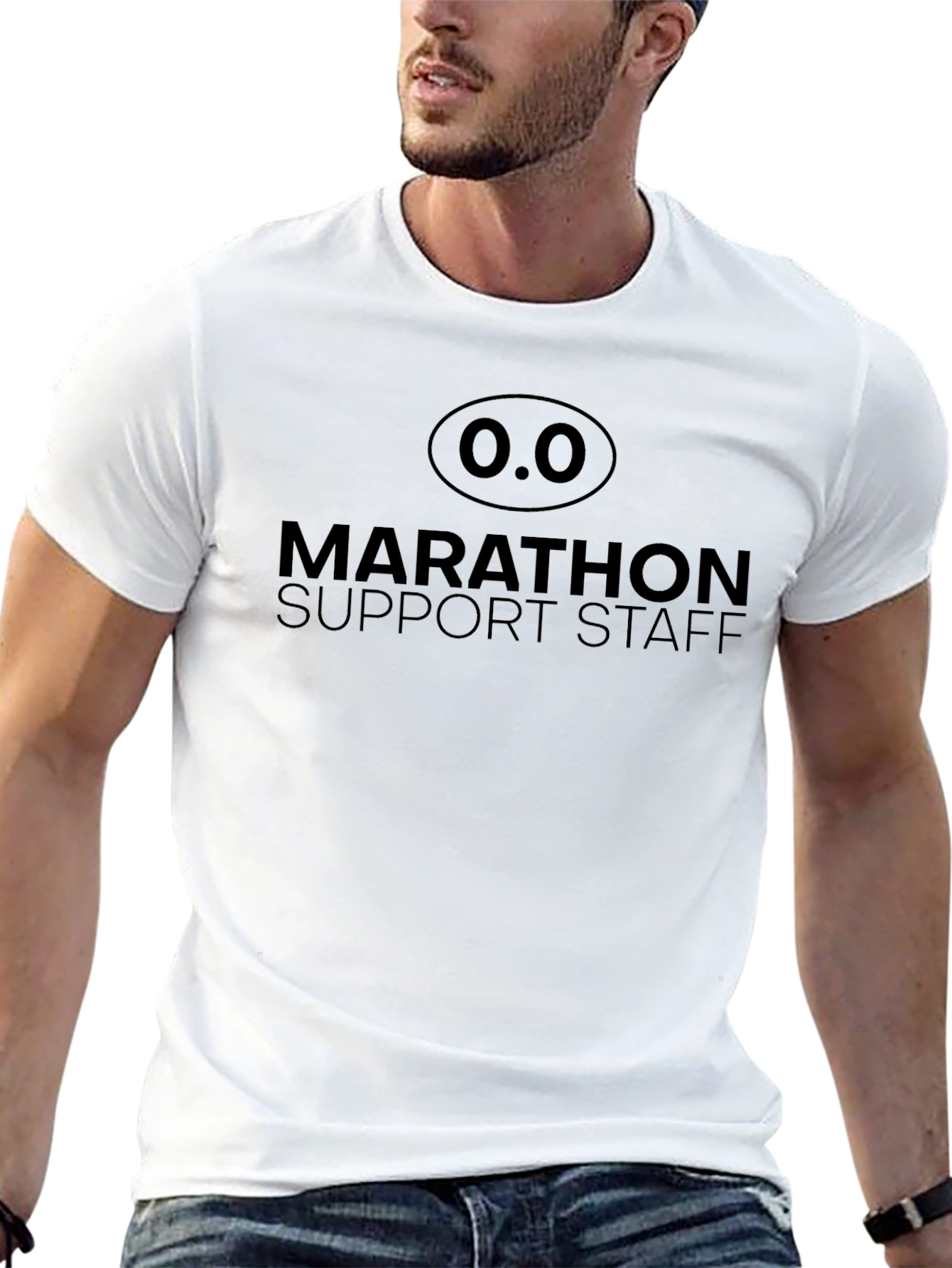Camiseta Negra Apoyo Maratón - Personal