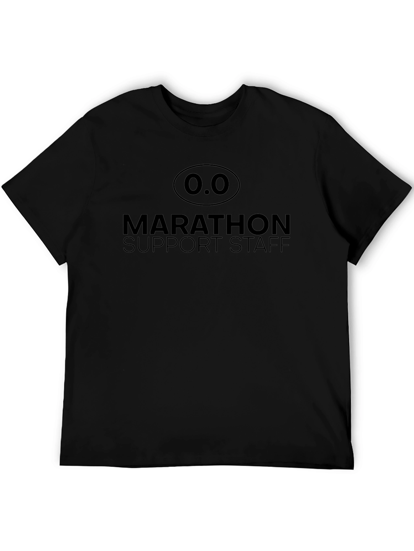 Camiseta Negra Apoyo Maratón - Personal