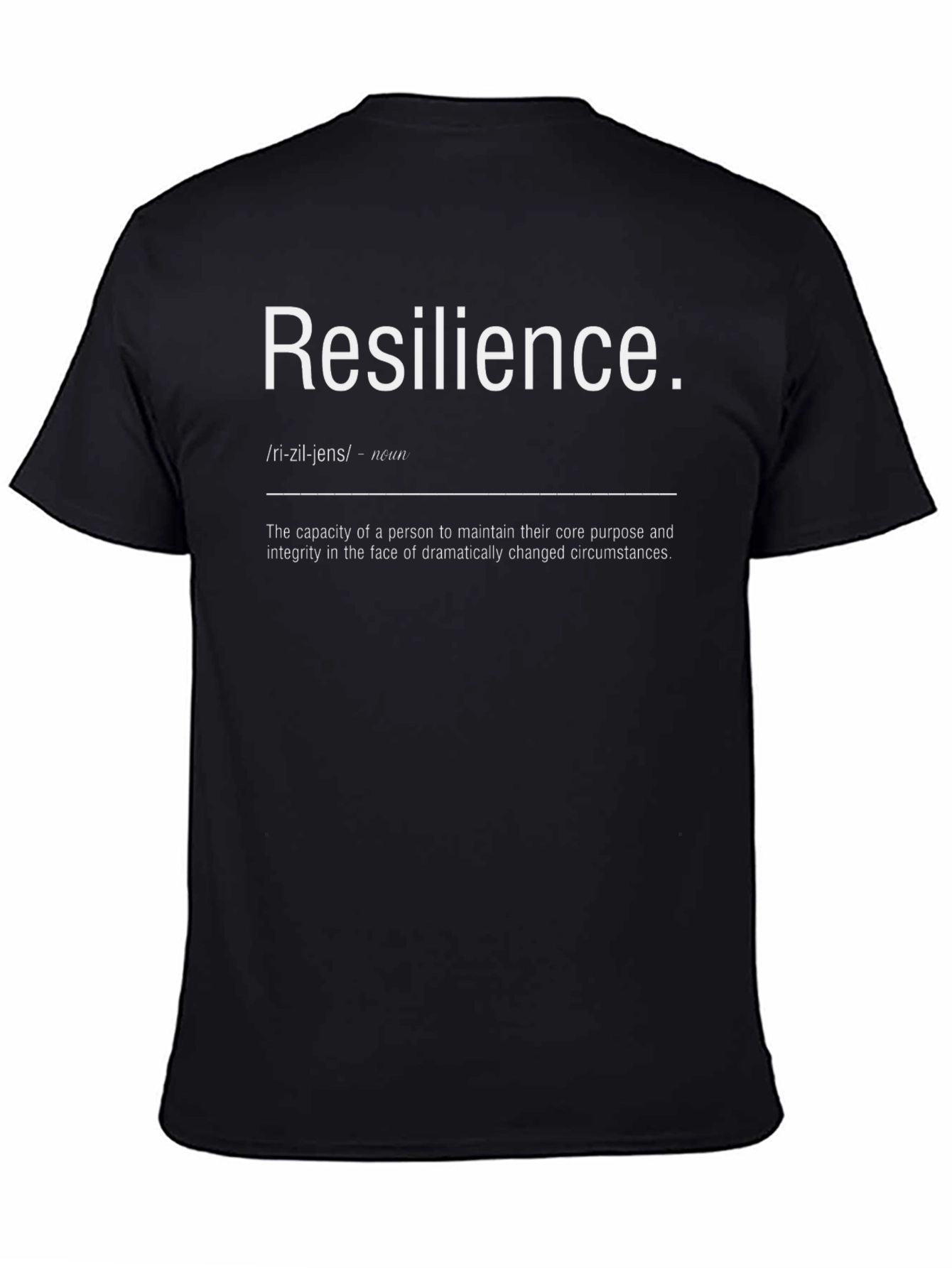 Camiseta Resilience: Definición Fortaleza y Estilo