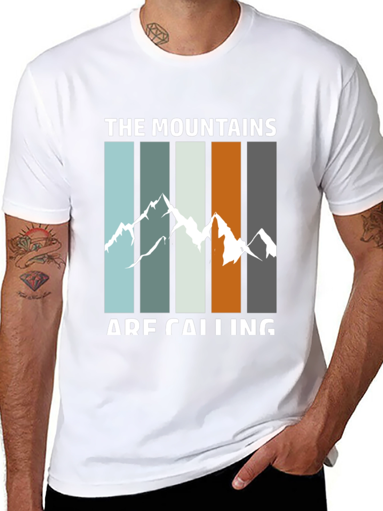 Camiseta Montañas Llamando - Aventura al Aire Libre