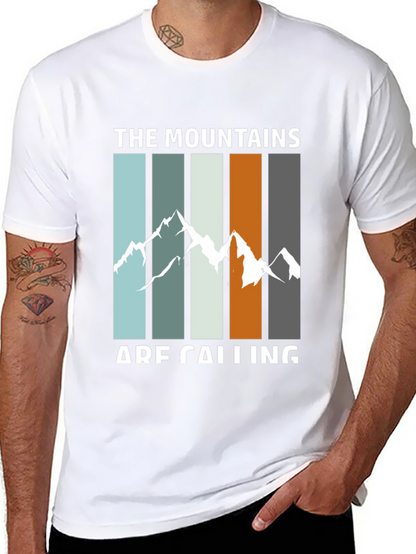 Camiseta Montañas Llamando - Aventura al Aire Libre
