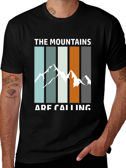 Camiseta Montañas Llamando - Aventura al Aire Libre