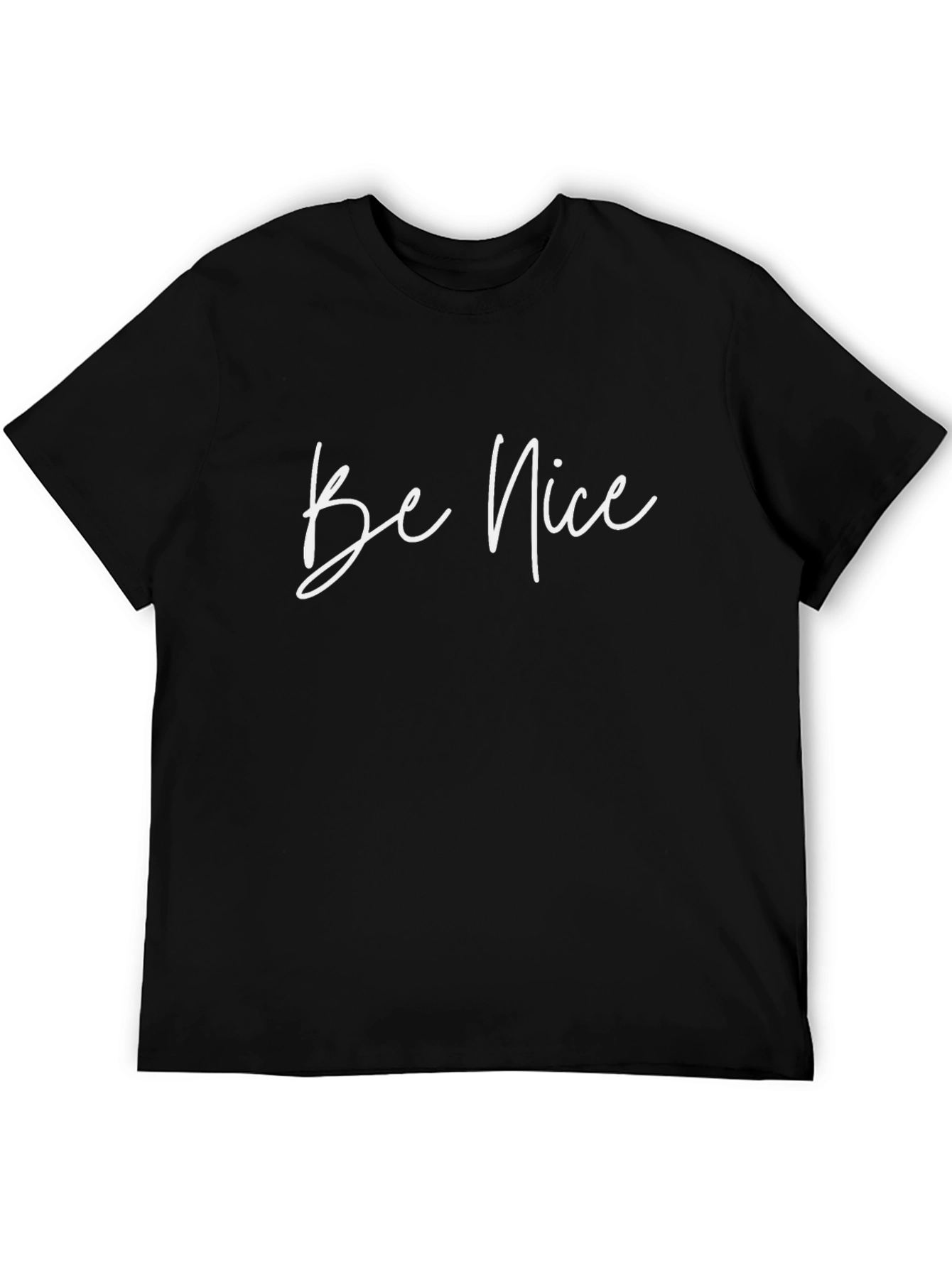Camiseta Negra Be Nice - Moda Casual