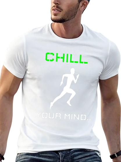Camiseta Hombre Negra Chill Your Mind