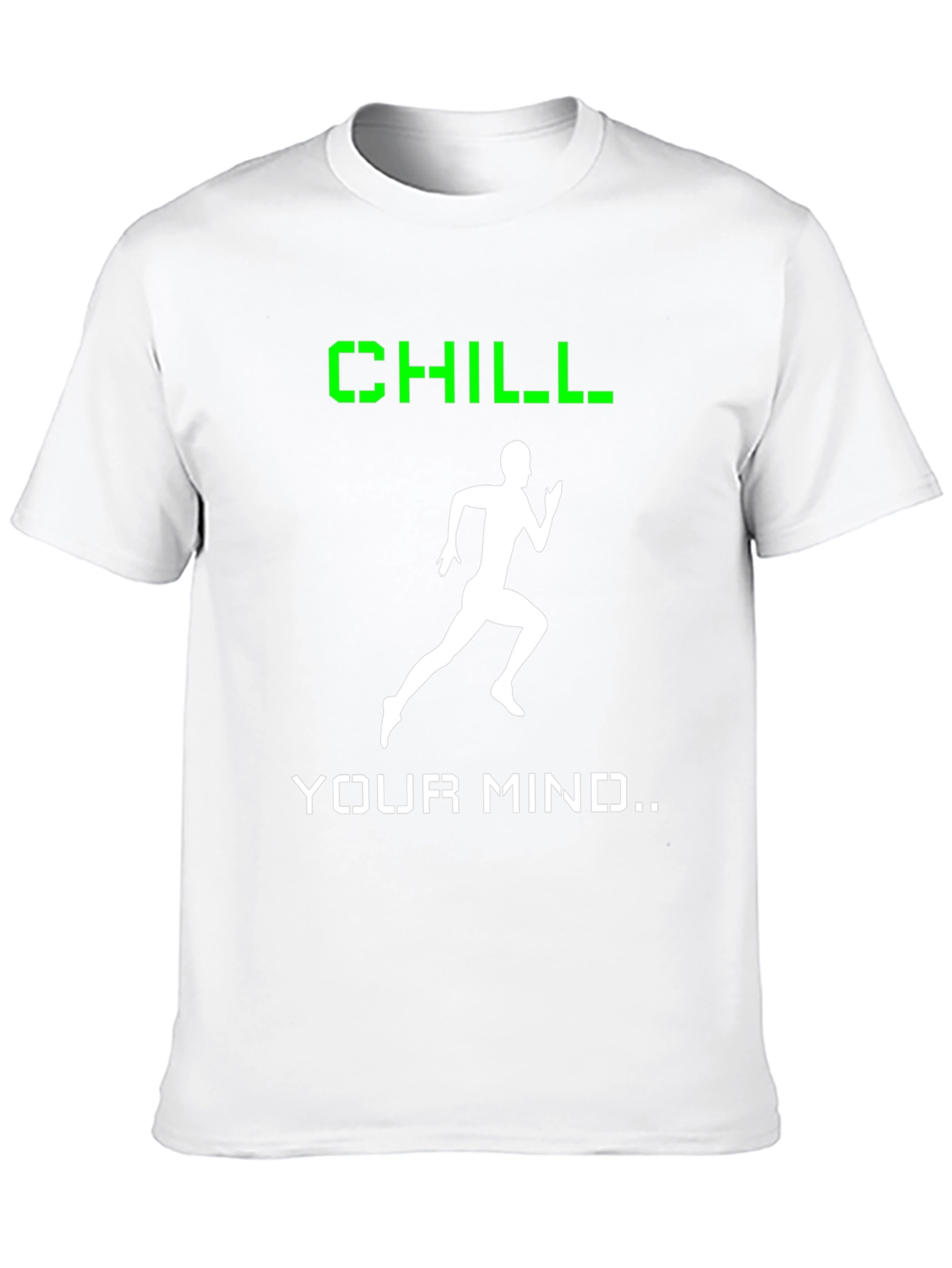 Camiseta Hombre Negra Chill Your Mind
