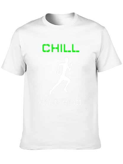 Camiseta Hombre Negra Chill Your Mind