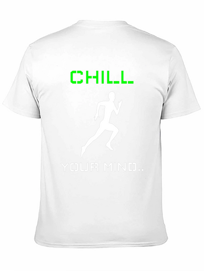 Camiseta Hombre Negra Chill Your Mind