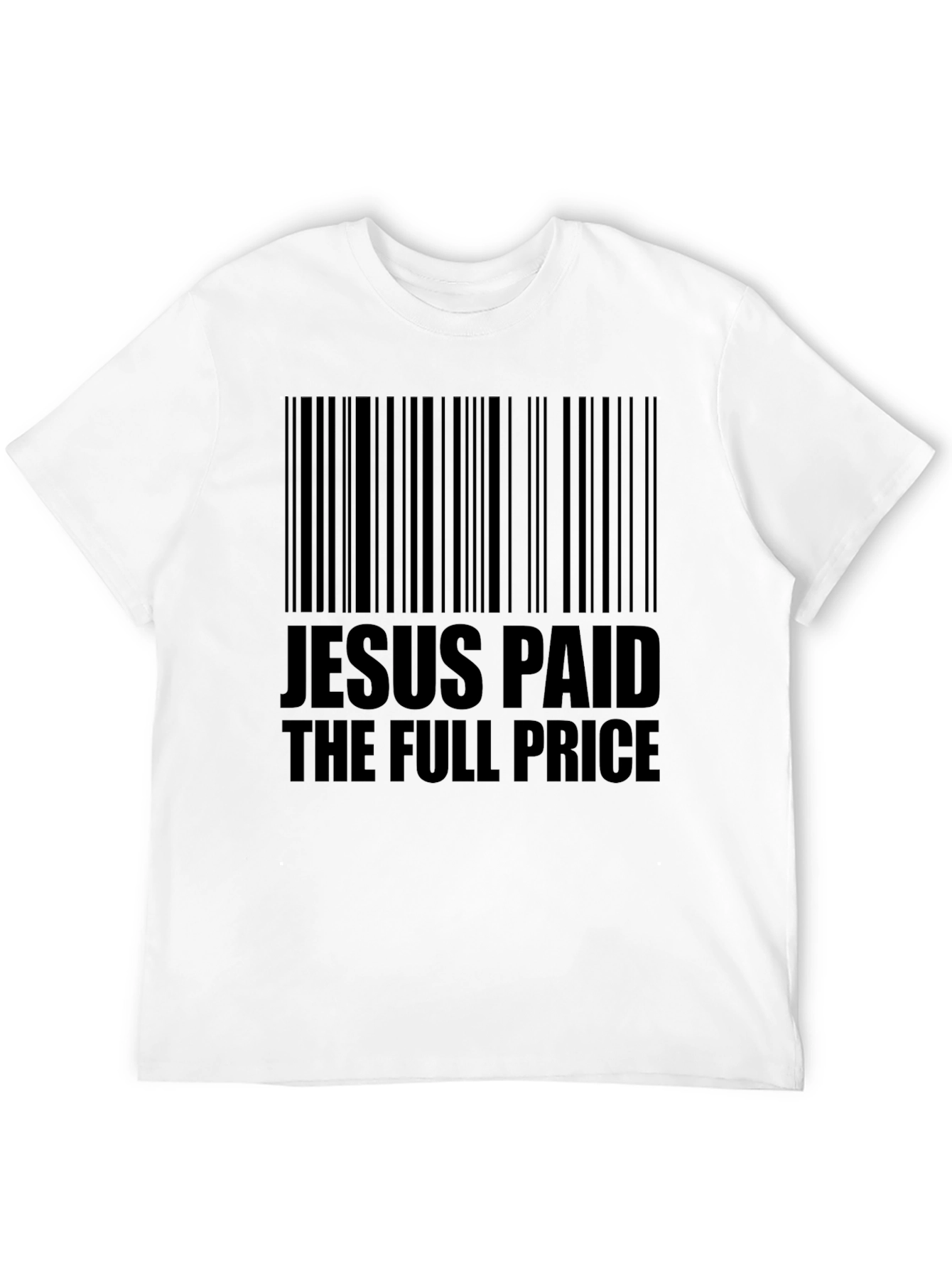 Camiseta Hombre Negra Jesús Pagó