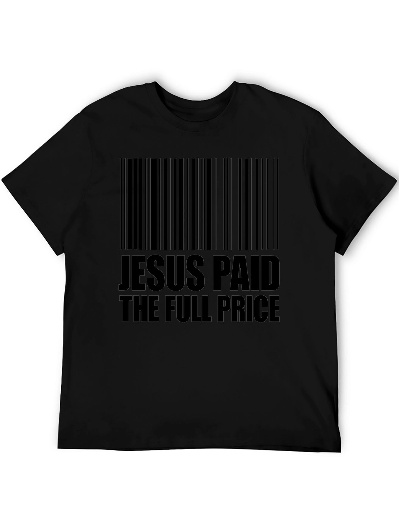 Camiseta Hombre Negra Jesús Pagó