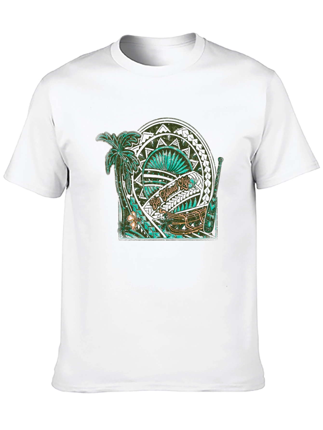 Camiseta Negra Big Island Life