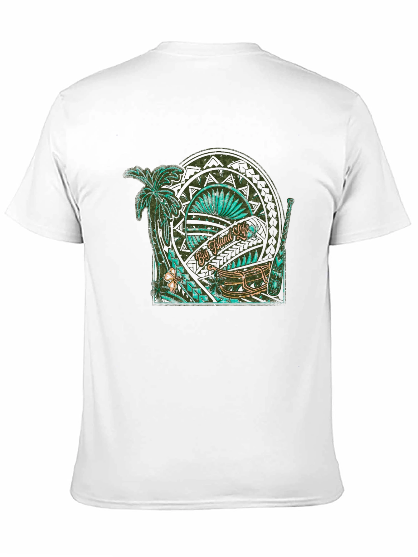Camiseta Negra Big Island Life