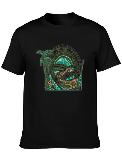 Camiseta Negra Big Island Life