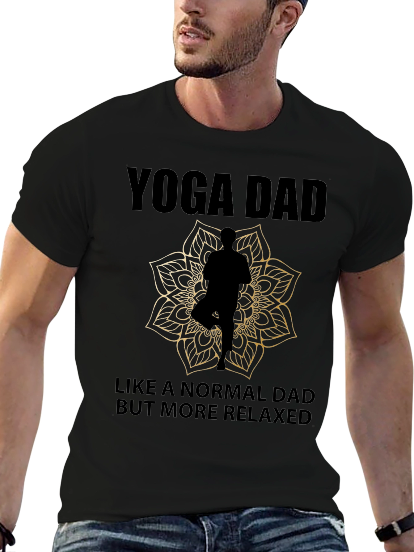 Camiseta Yoga Dad - Relajación para Papá