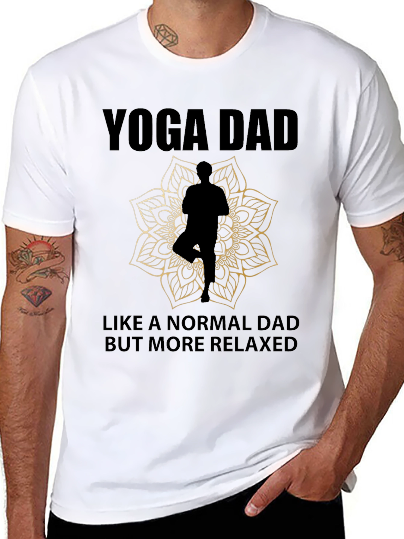 Camiseta Yoga Dad - Relajación para Papá