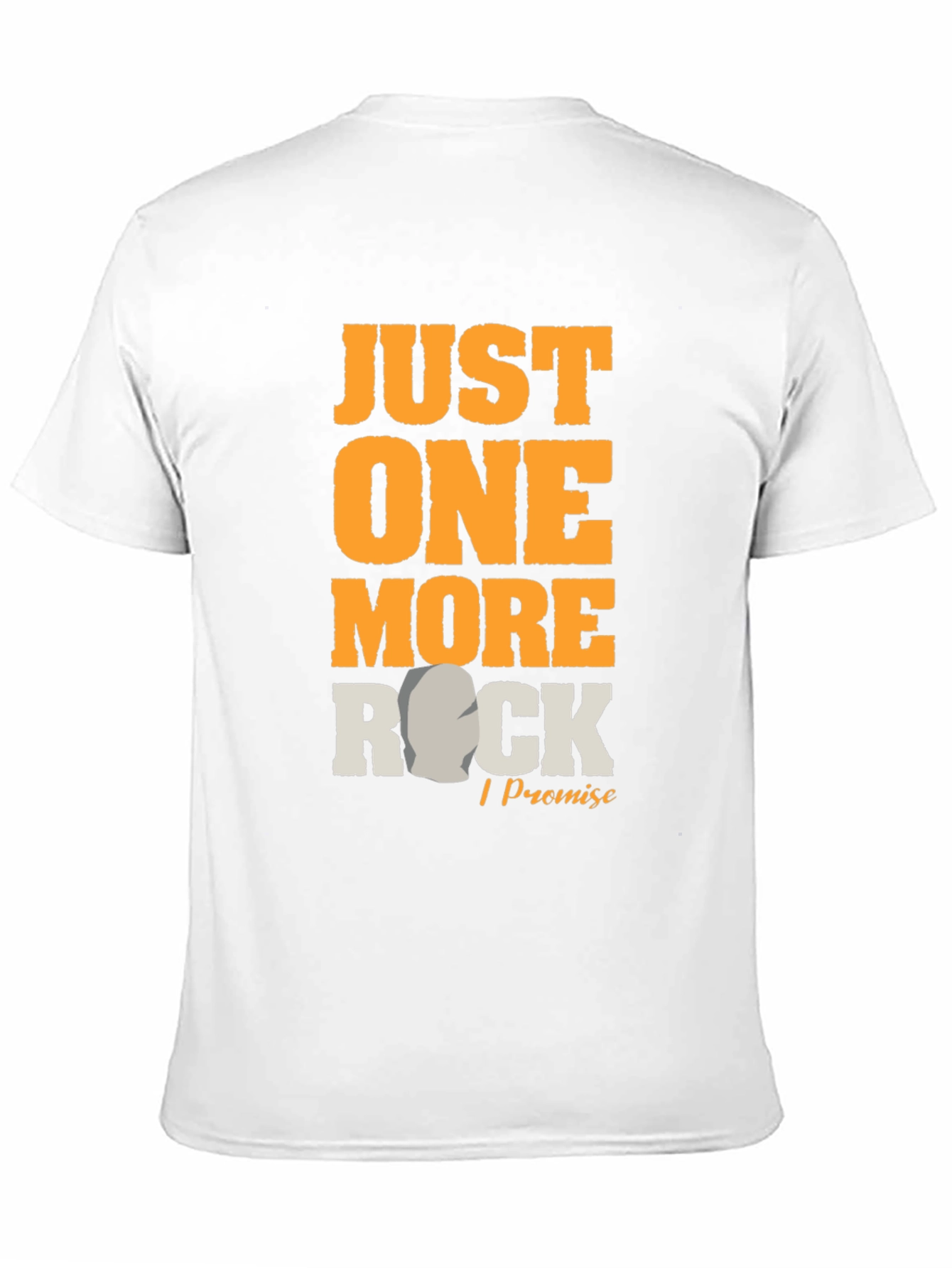 Camiseta Negra Una Roca Más Lo Prometo