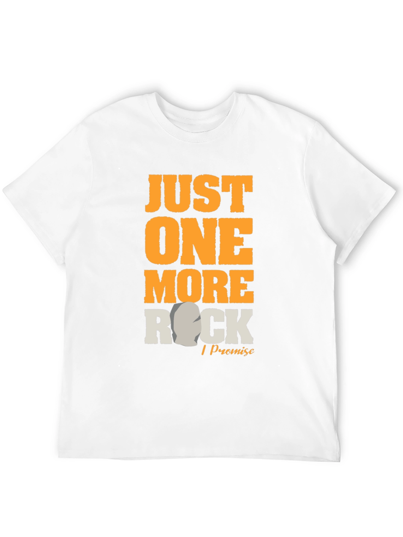 Camiseta Negra Una Roca Más Lo Prometo