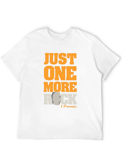 Camiseta Negra Una Roca Más Lo Prometo