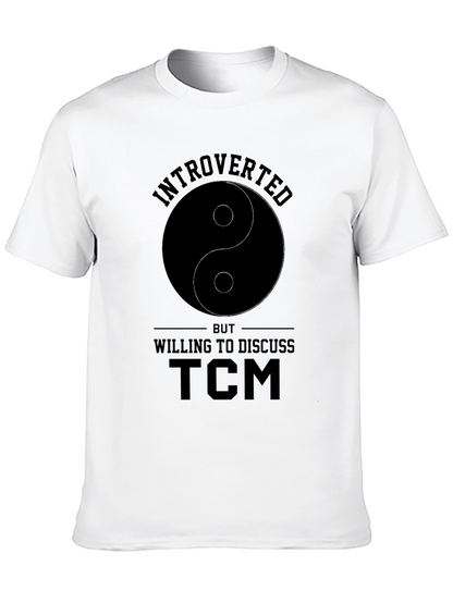 Camiseta Negra Introvertido Yin Yang TCM