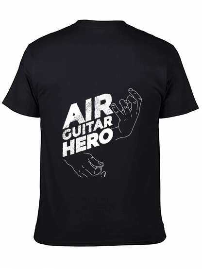 Camiseta Negra Air Guitar Hero