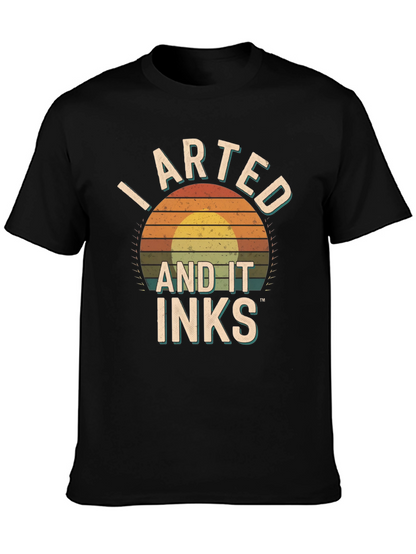 Camiseta Negra I Arted And It Inks