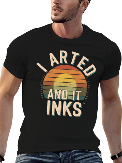 Camiseta Negra I Arted And It Inks