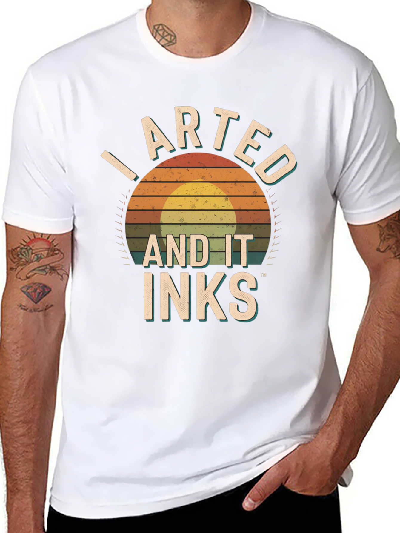 Camiseta Negra I Arted And It Inks