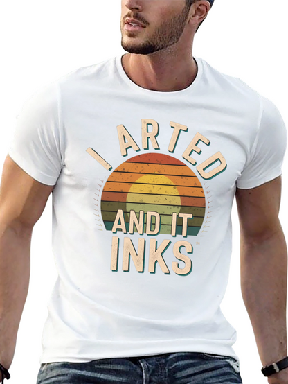 Camiseta Negra I Arted And It Inks