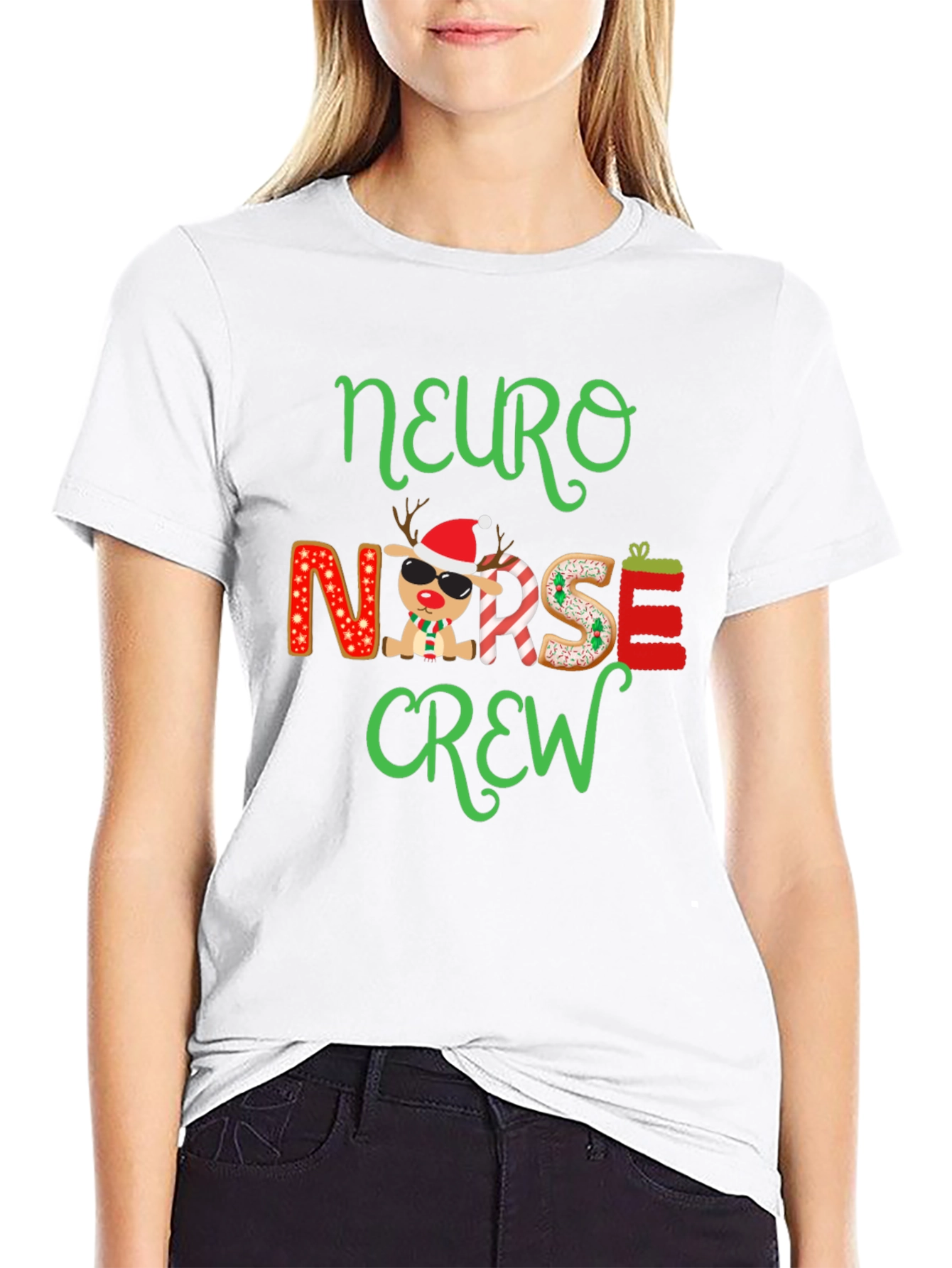 Camiseta Navideña Neuro Nurse Crew