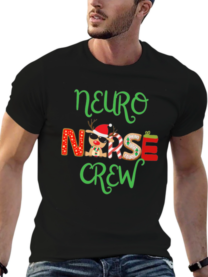 Camiseta Navideña Neuro Nurse Crew