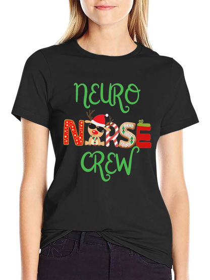 Camiseta Navideña Neuro Nurse Crew