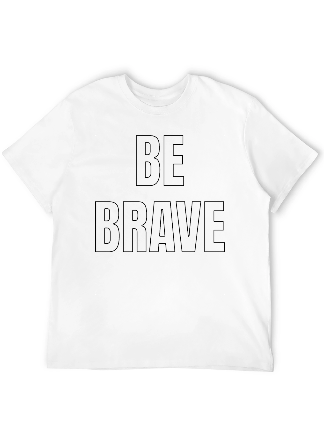 Camiseta Negra Be Brave para Hombre