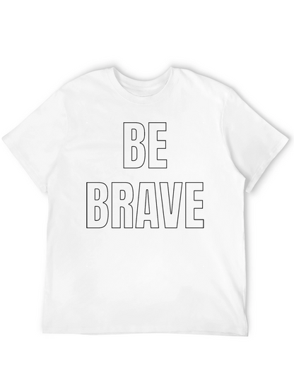 Camiseta Negra Be Brave para Hombre