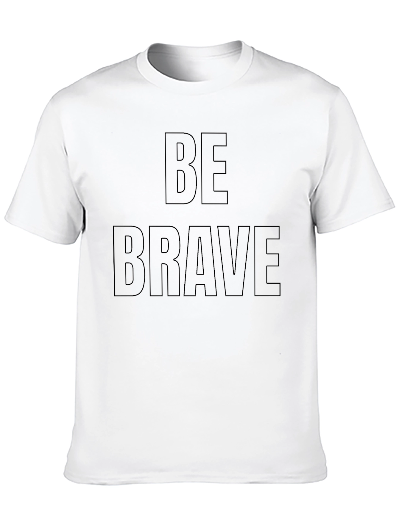 Camiseta Negra Be Brave para Hombre