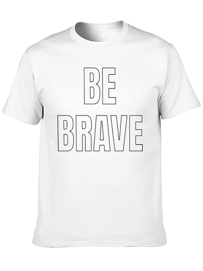Camiseta Negra Be Brave para Hombre