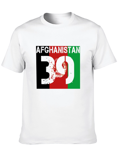 Camiseta Negra Afganistán Número 39
