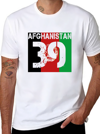Camiseta Negra Afganistán Número 39