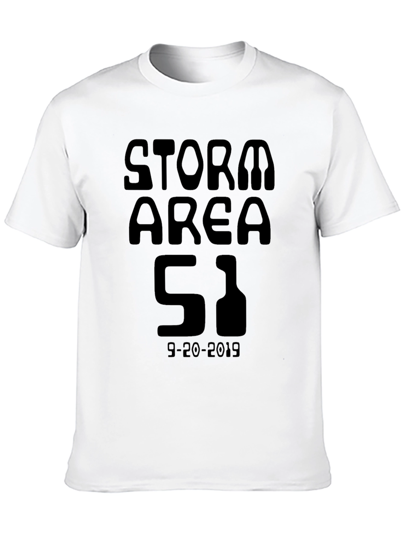 Camiseta Negra Área 51 - Asalto 2019