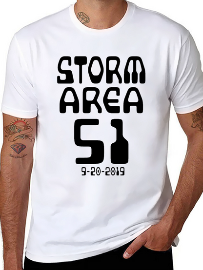 Camiseta Negra Área 51 - Asalto 2019
