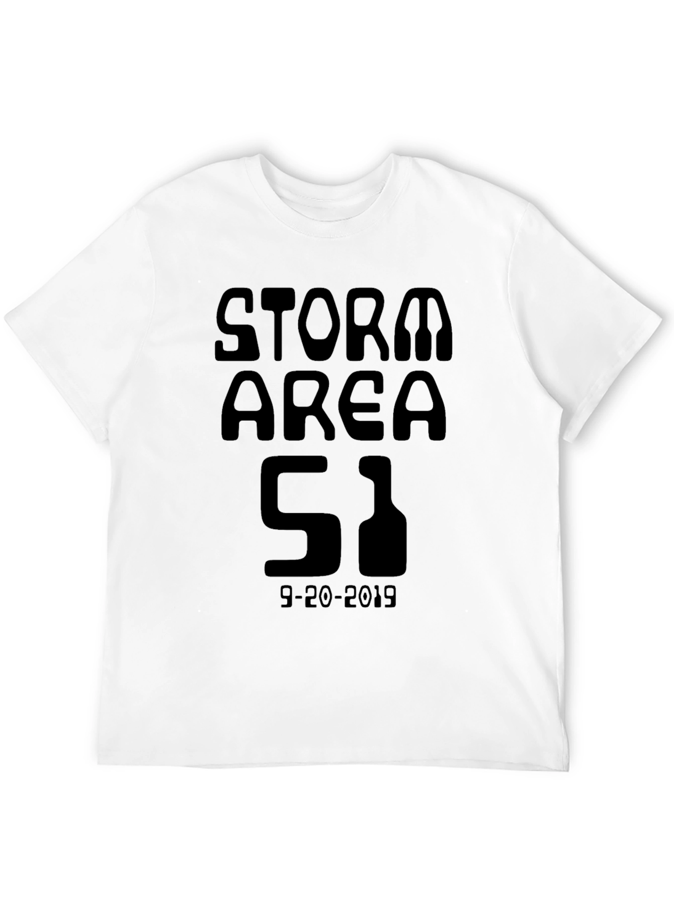 Camiseta Negra Área 51 - Asalto 2019