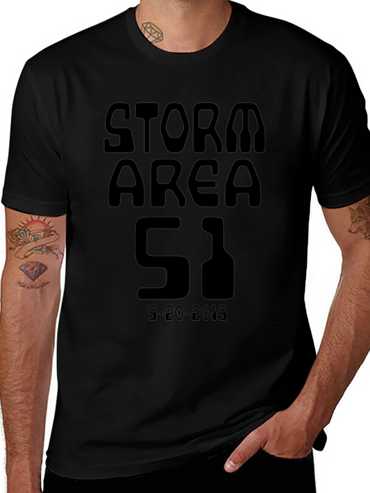 Camiseta Negra Área 51 - Asalto 2019