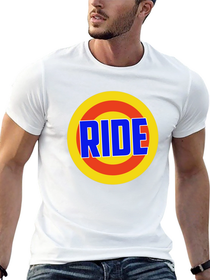 Camiseta Negra Estampada RIDE